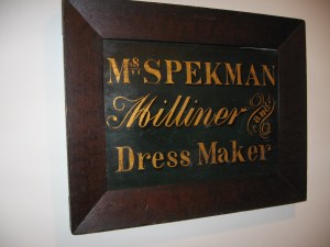 Mistress Spekman sign