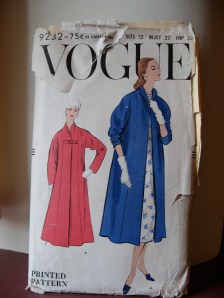 1957 Swing Coat 1957 Swing Coat from vintage Vogue pattern