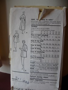 1957 Swing Coat, back