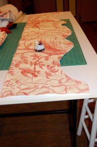 Valance for bed hangings