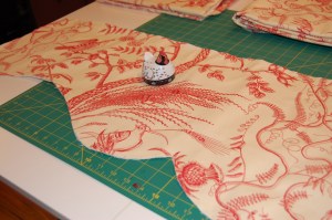 Chicken timer on the valance for bed hanging