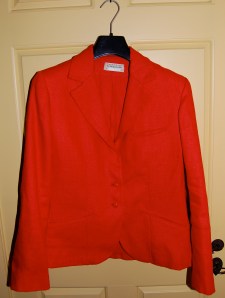 Moygashel linen - red jacket