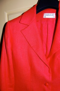 Moygashel linen - red jacket