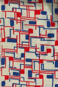 My best guess is that this Moygashel linen is from the very early '70s.