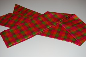 silk tunic with shell buttons