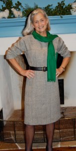 With a touch of emerald green for the holiday season