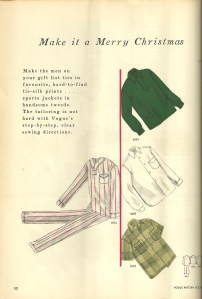 This is one of two pages of things to make for men.  