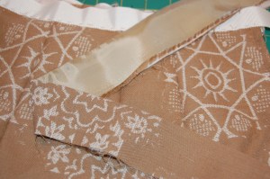 I made the facing out of the lining fabric.