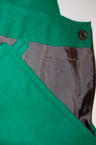 The black zipper and gray lining are okay, I think...