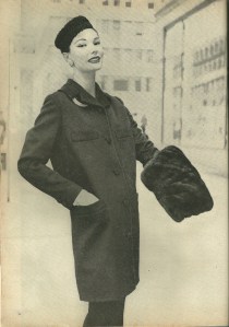 This was the only three-quarter length coat in this feature entitled "The most-wanted new coats."