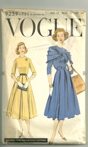 Dated 1958, this is the pattern I used for my pink dress.