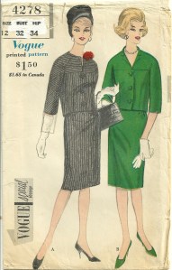 This is the pattern from the 1960s I used for my suit.