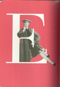 Here is the "section"page for E from Dior's Fashion Dictionary