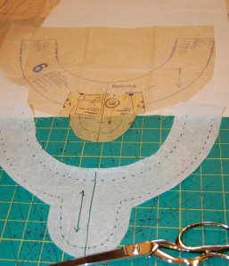 Then I made a new pattern piece.