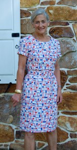 linen tab dress