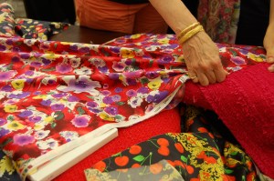 Susan helping with the "match-up".