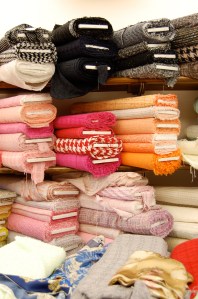 Just a small sampling of the boucles from which to choose.