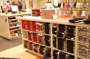 Red and black trims, waiting for my perusal.