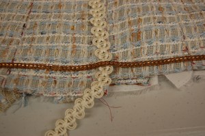 Lucia chose this "copper" colored chain . . .