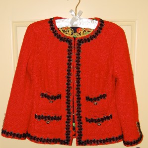 For starters, here is my jacket hanging.