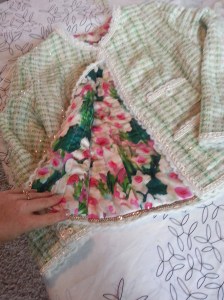 Look at the beautiful lining that Holly chose.