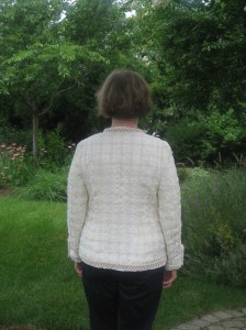 Look how well Sherry's jacket fits.