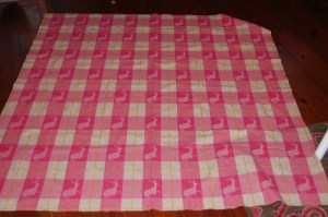 Cut and ready to be bound.