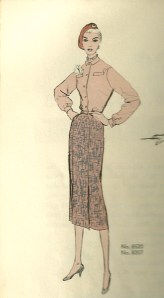 Looking at blouses 1955 - dress shirt style