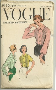 I have already used this pattern once, but I think I took some of the fullness out of the sleeves.