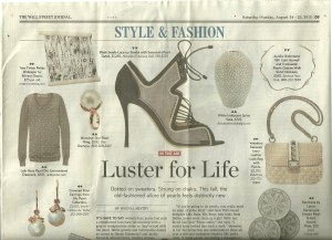 Pearls required - WSJ article