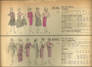 Look at that Chanel-type jacket in Pattern #4136.