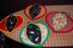 Color wheel potholders