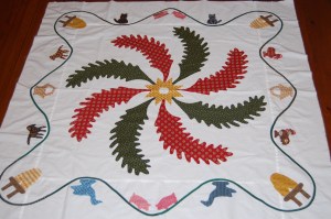 This quilt needed something else...