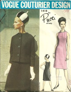 I have an authentic Pucci silk from which to make the dress and line the jacket.