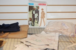 My well-lit and spacious work space at The Sewing Workshop.