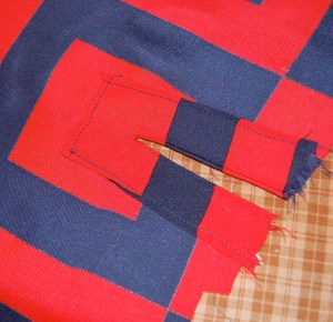 The vent sewn on . . . .