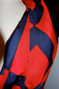 Hand understitching looks just so much nicer than machine stitching!