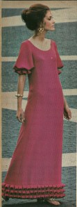 This lovely Pucci gown was shown in the April/May 1970 issue of VPB Magazine.