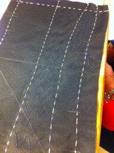 The inside story - collar pad-stitching