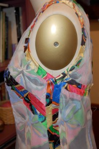 And this side view shows how the front yoke adds definition to the bustline.