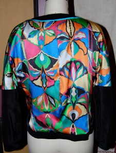 Inside out, a back view.