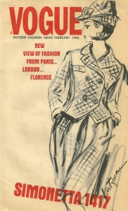 On the cover of this small "flyer", which was available for pick-up wherever Vogue patterns were sold, is the reference to fashion from Florence - as in Pucci's Florence!