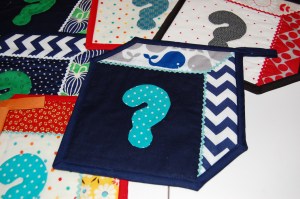 And the finished potholders...