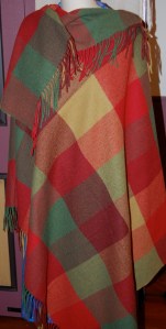 Draped loosely on my dress form.