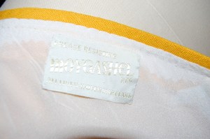 I attached the label inside the back neckline.