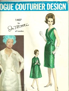 I still have plans to make the coat, to coordinate with the cocktail dress.