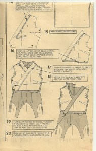 To our sewing selves - pattern diagram