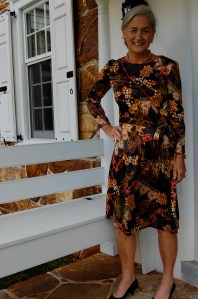 Finally, some photos of me wearing the "ghost" dress!