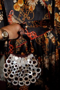 A nice complement to the dress...