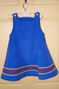 This jumper turned out to be a little too big for our petite little girl, so she will have to wait a bit to wear it.